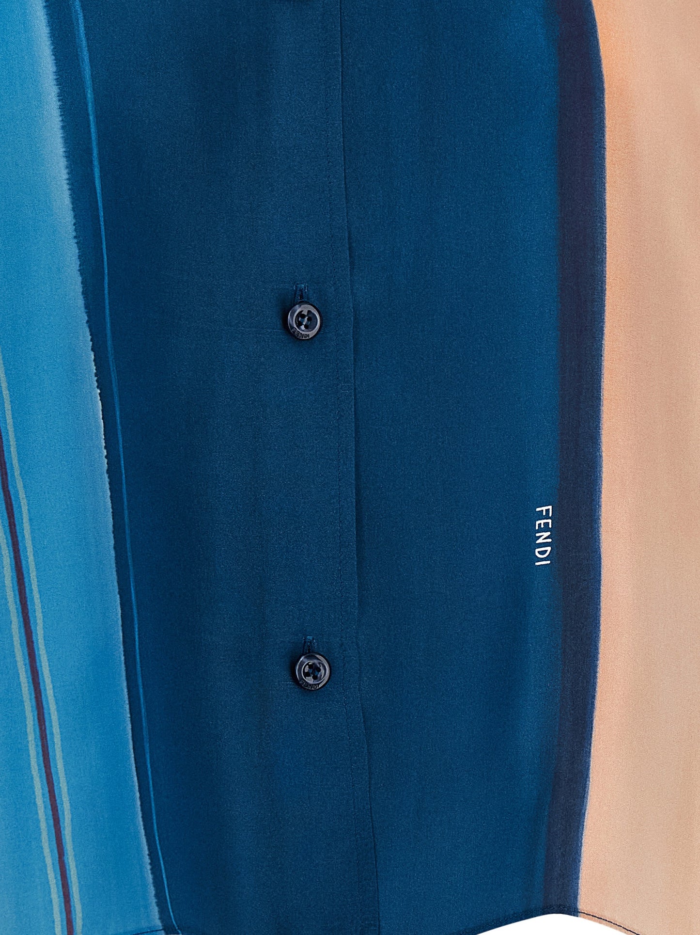Fendi Multicolor Silk Blouse