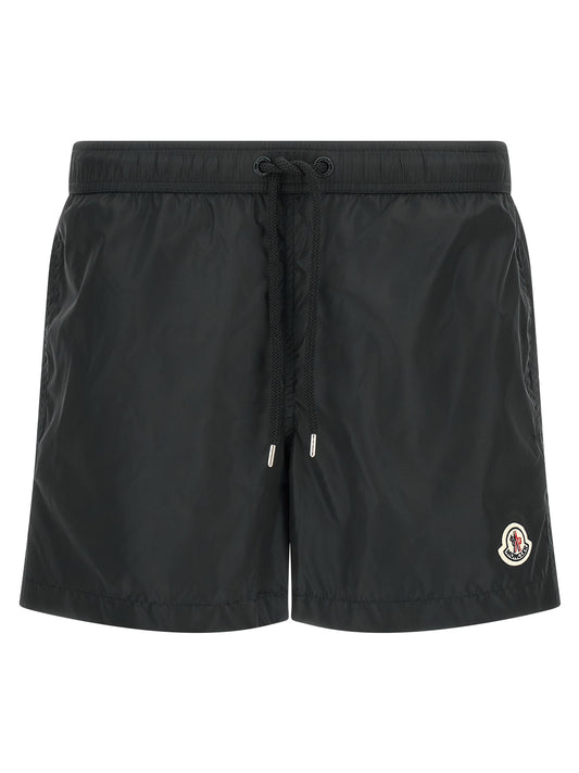Moncler Black Polyamide Knee Length
