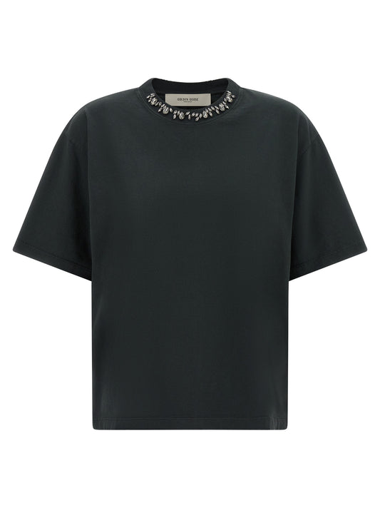 Golden Goose Black Cotton T-Shirt