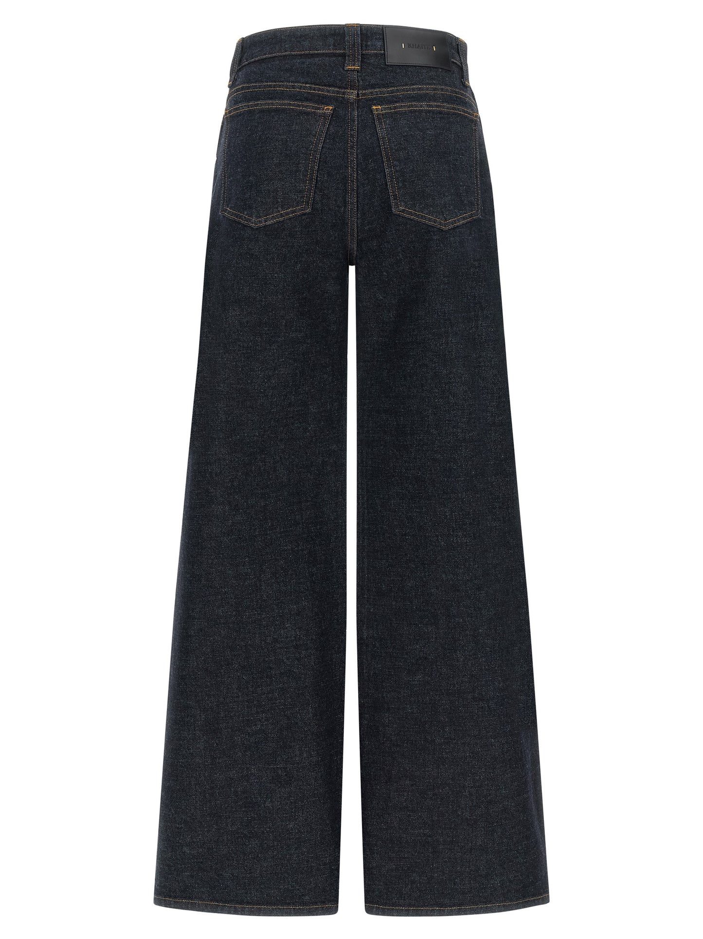 Khaite Blue Cotton Flared Jeans