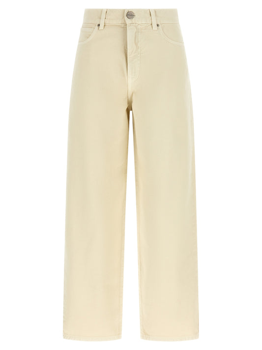 PINKO Beige Cotton Jeans Denim