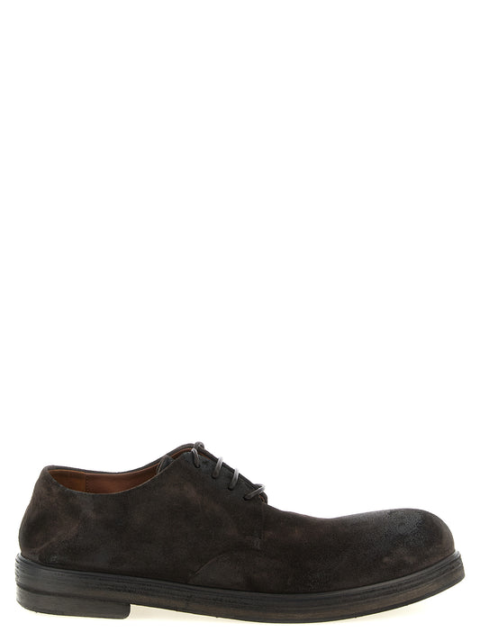 Marsell Brown Calfskin Oxfords And Derbies