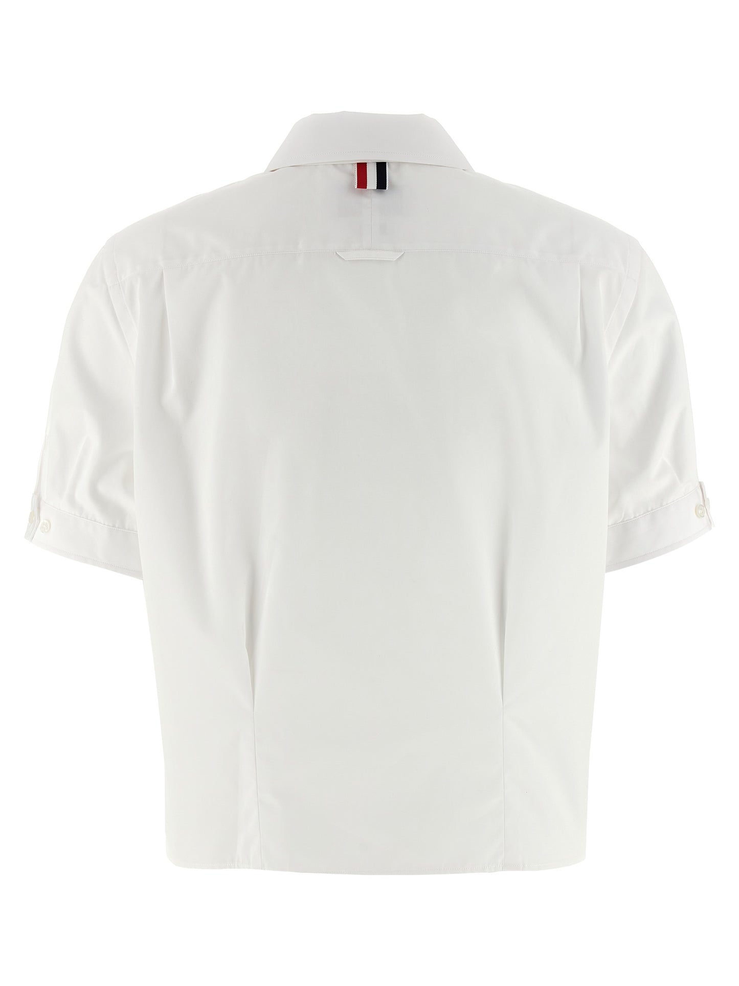 Thom Browne White Cotton Blouse
