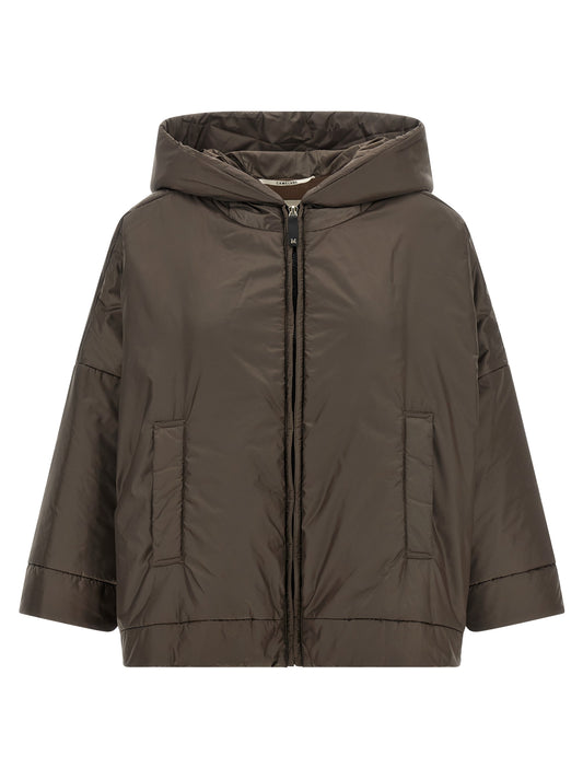 Max Mara Brown Polyester Shell Jacket