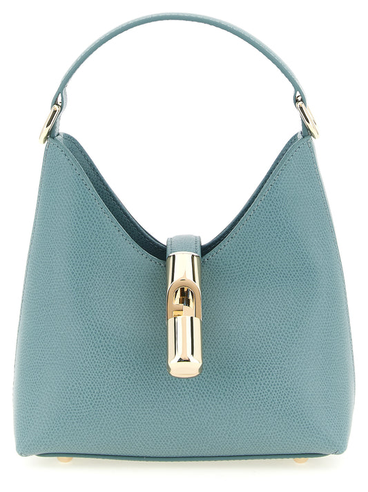 Furla Blue Calfskin Handbag