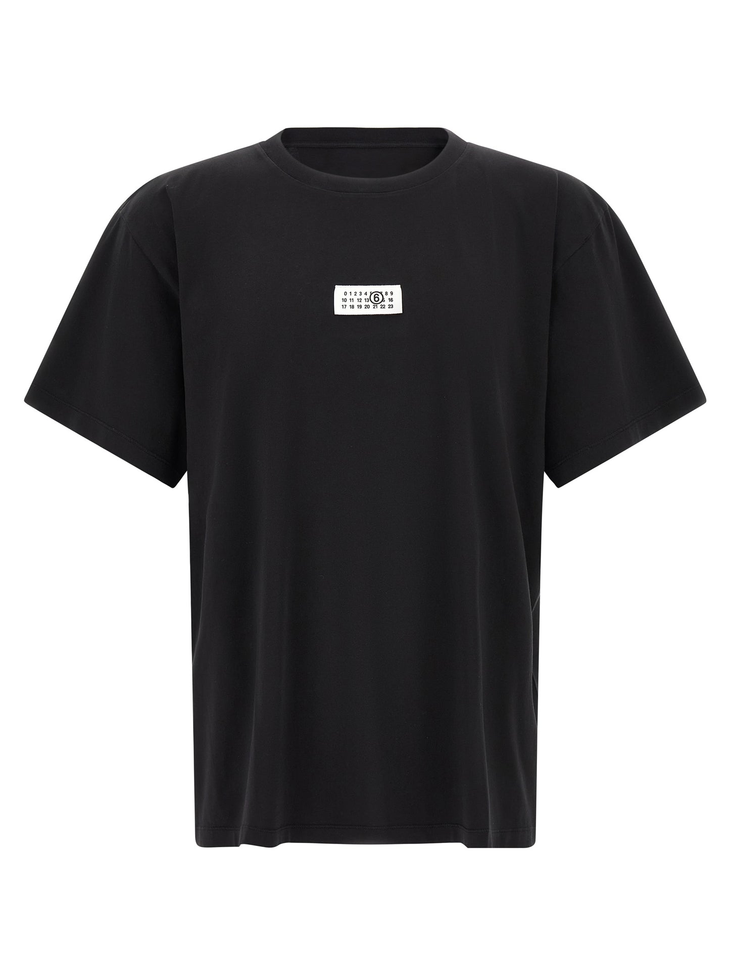 MM6 Maison Margiela Black Cotton T-Shirt