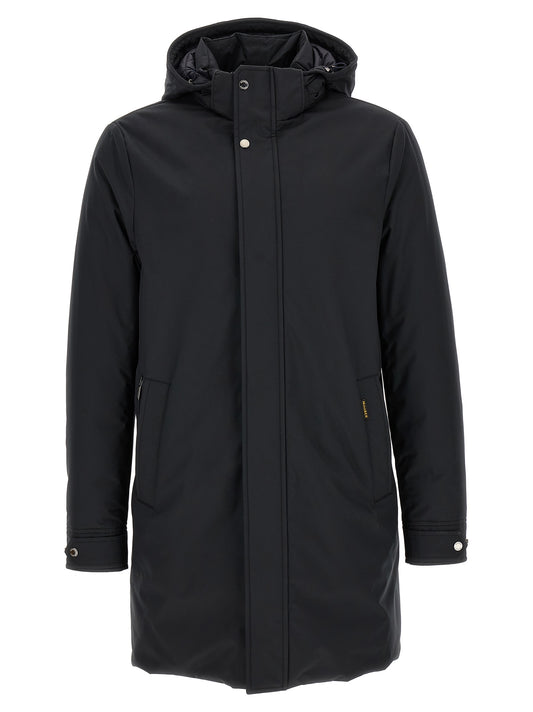 MooRER Blue Wool Parka