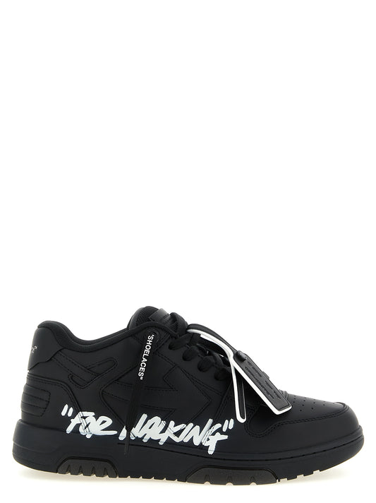 Off-White Bicolor Calfskin Low Top Sneakers