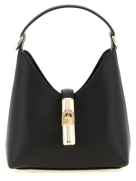 Furla Black Calfskin Handbag