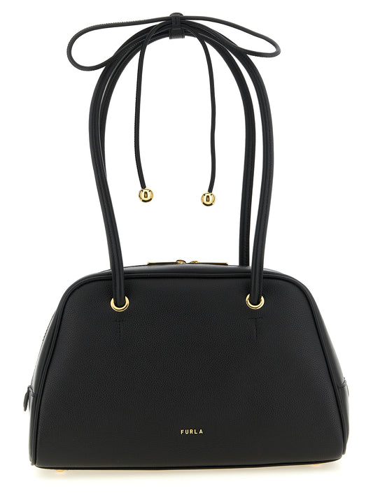 Furla Black Calfskin Handbag