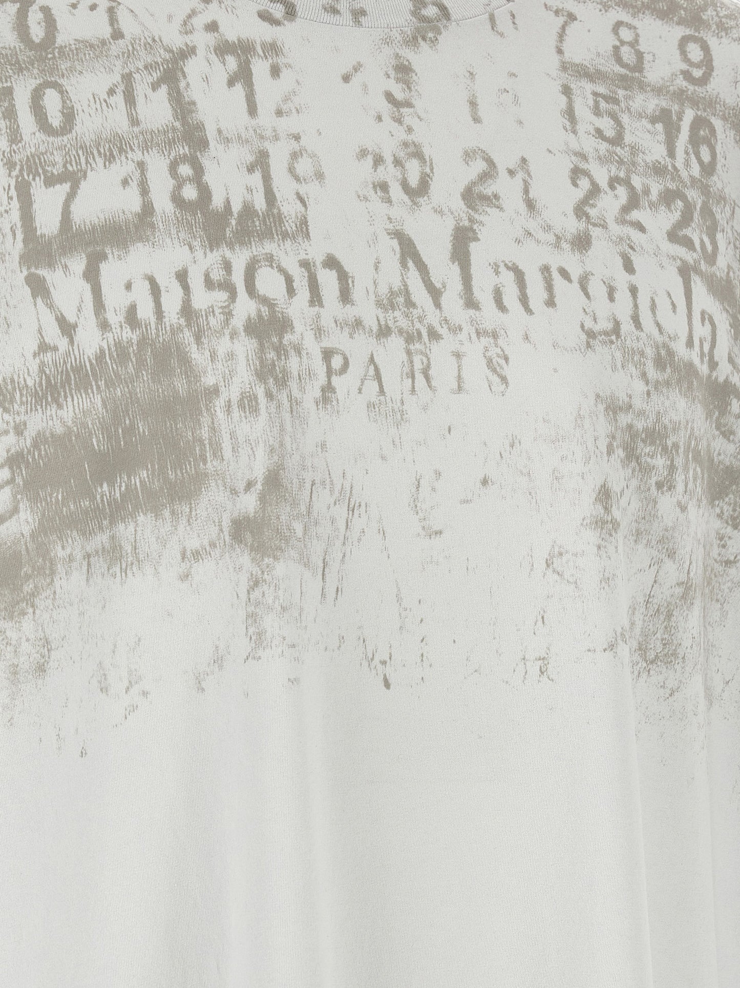 Maison Margiela Gray Cotton T-Shirt