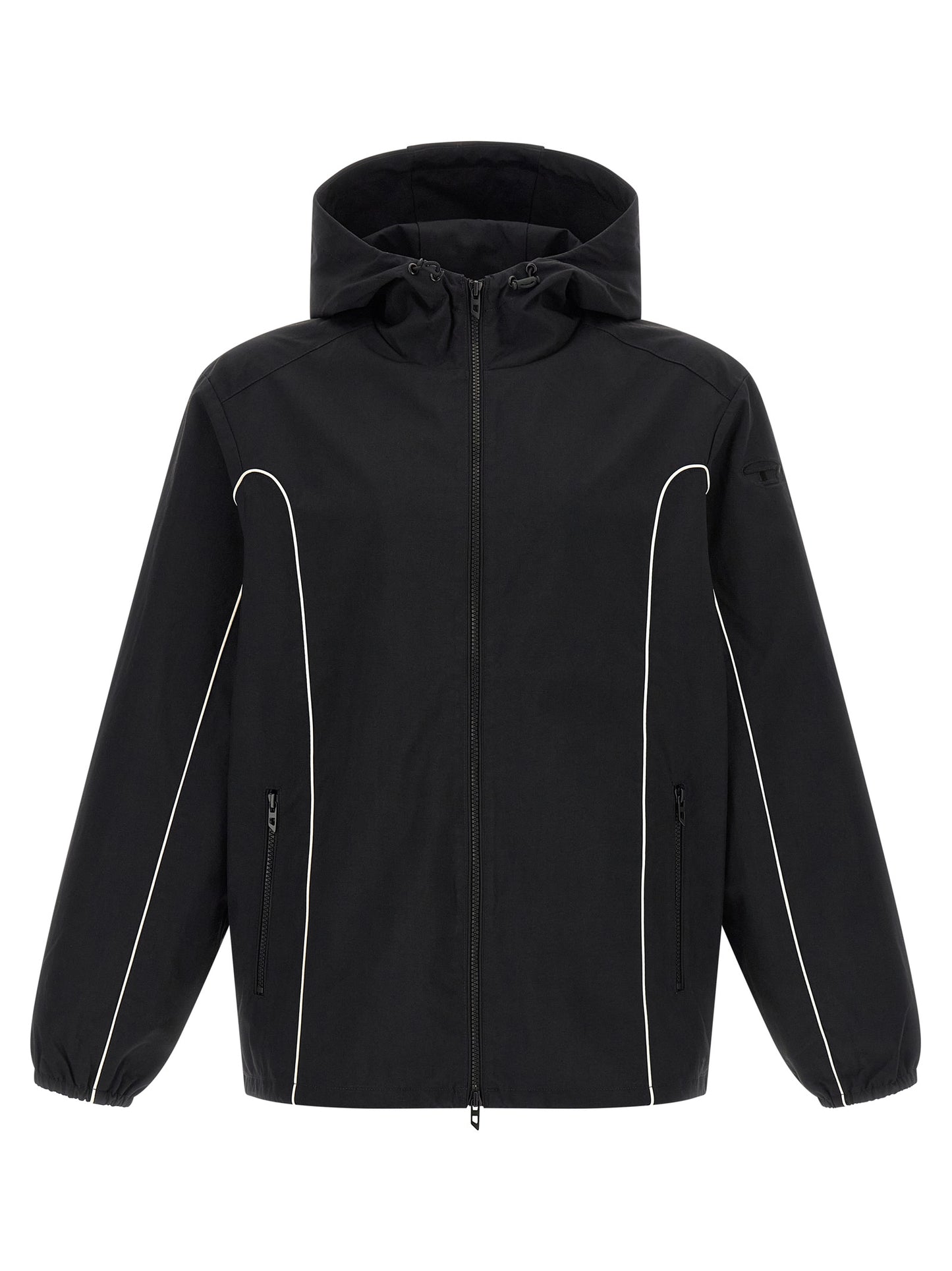 Diesel Black Polyamide Shell Jacket