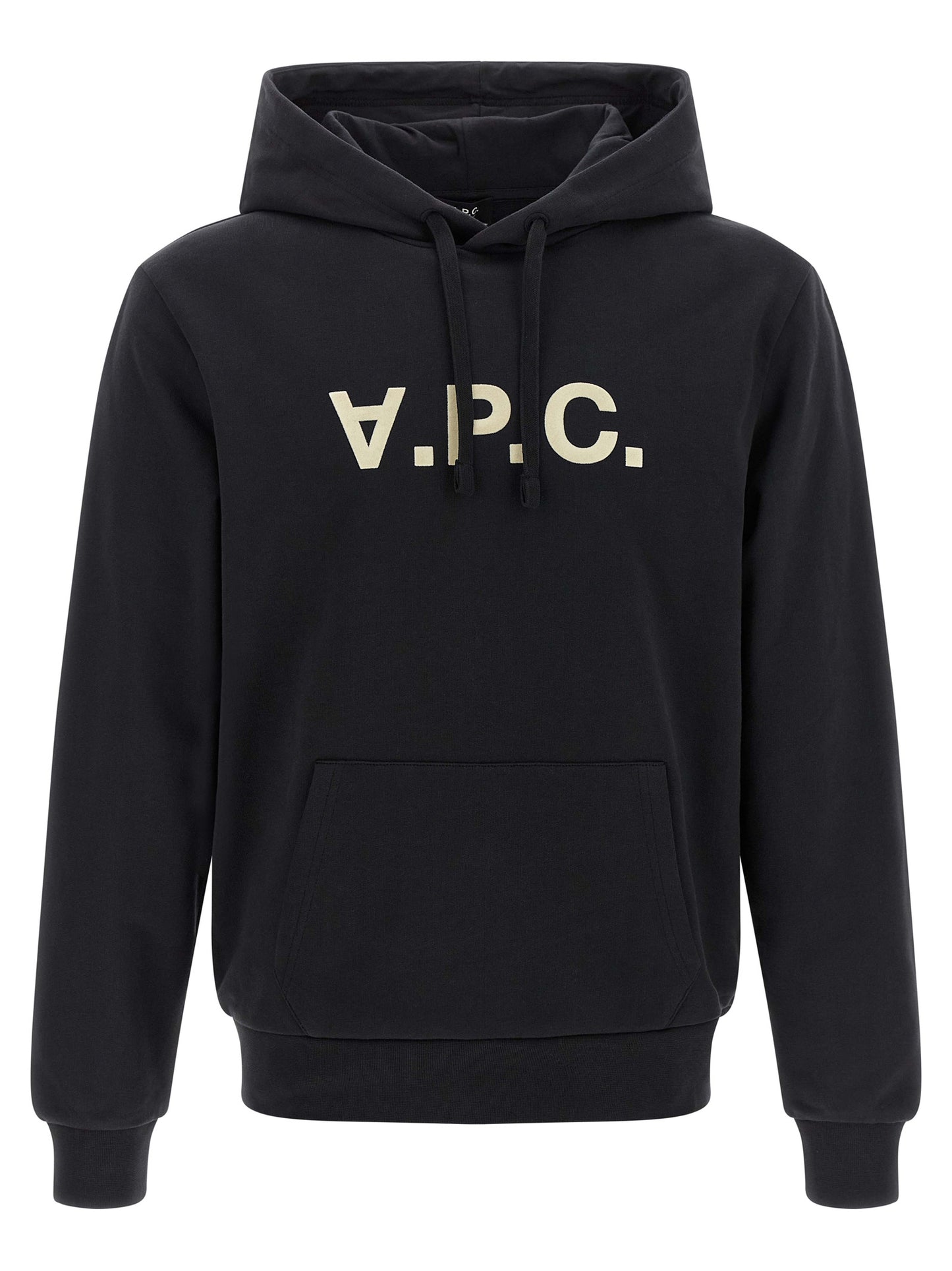 A.P.C. Black Cotton Hoodie