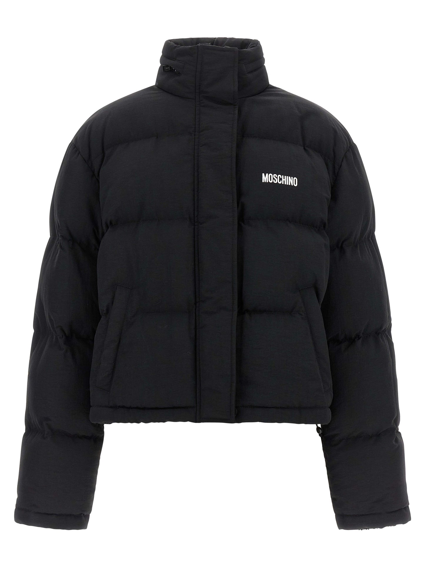 Moschino Black Polyamide Bomber