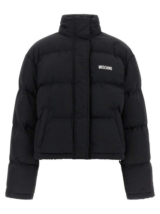 Moschino Black Polyamide Bomber