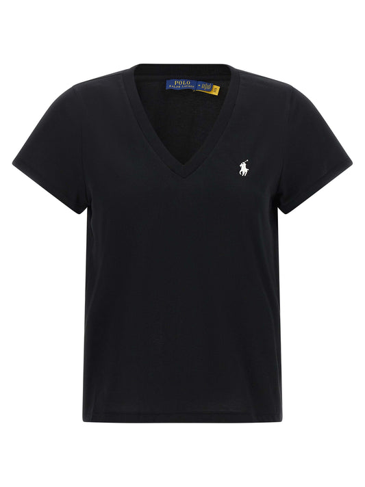 Polo Ralph Lauren Black Cotton T-Shirt