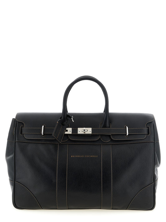 Brunello Cucinelli Black Calfskin Accessories