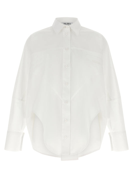The Attico White Cotton Blouse