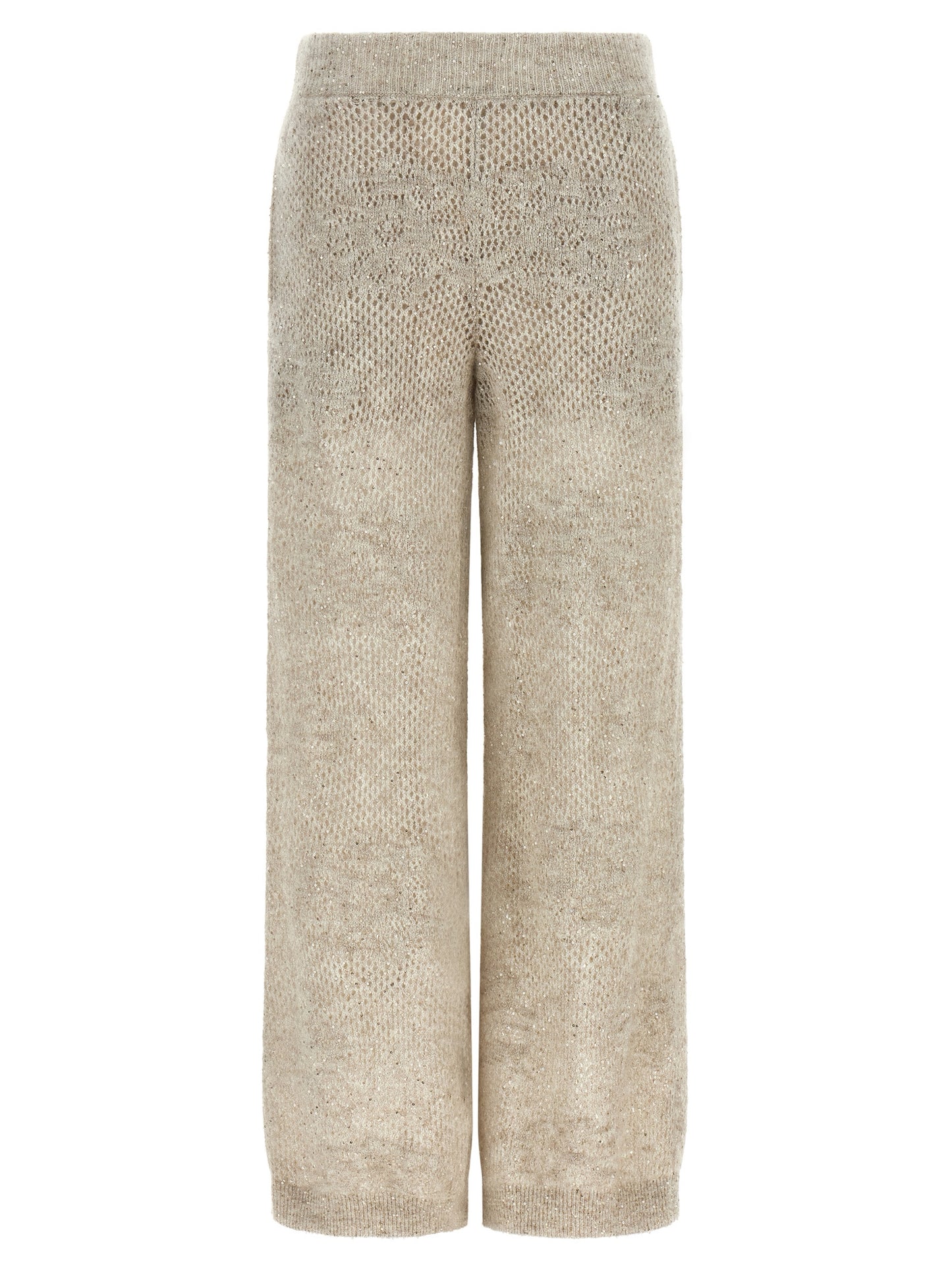 Brunello Cucinelli Beige Nylon Casual Pants