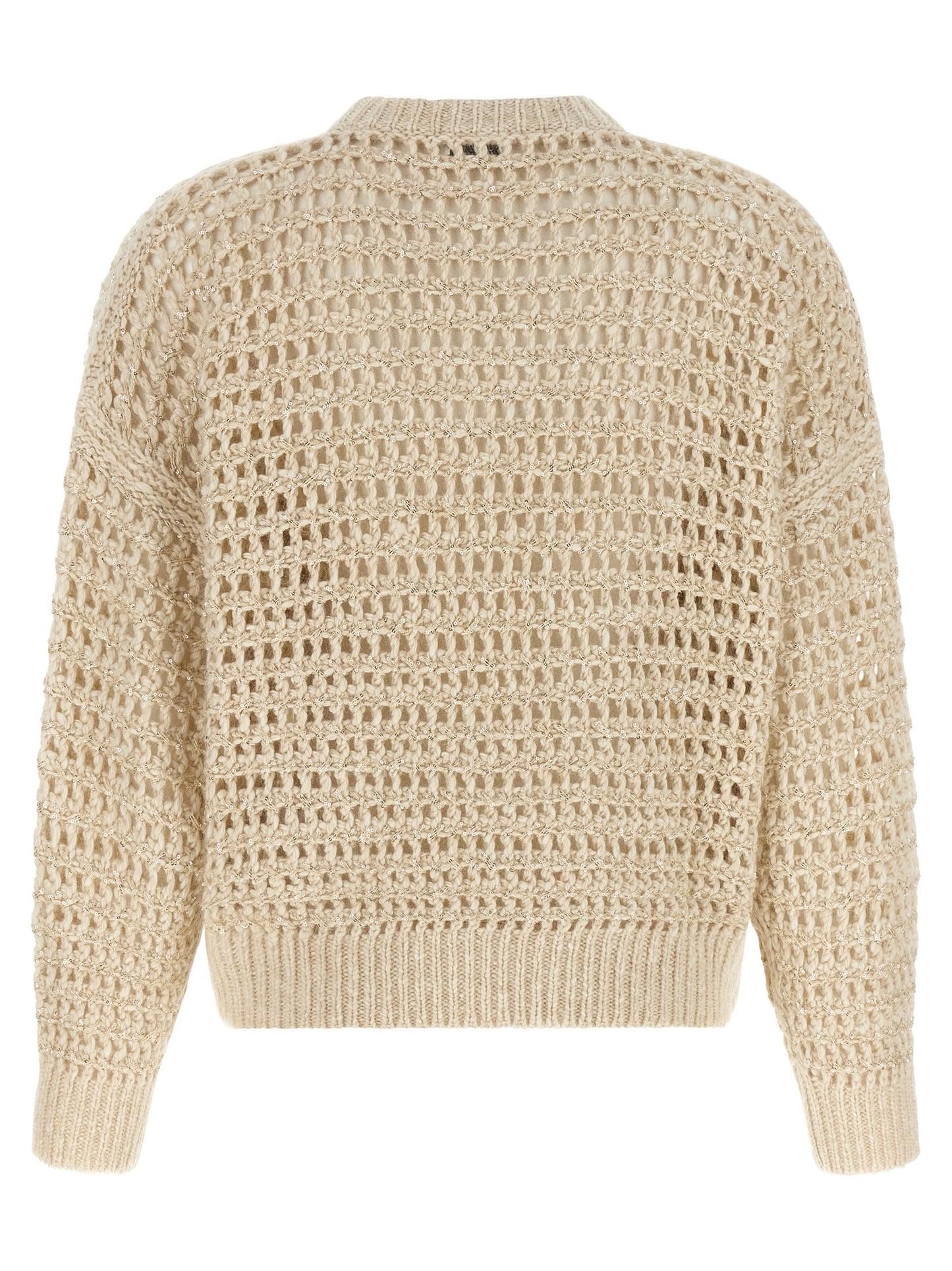 Brunello Cucinelli Beige Elastane Cardigan