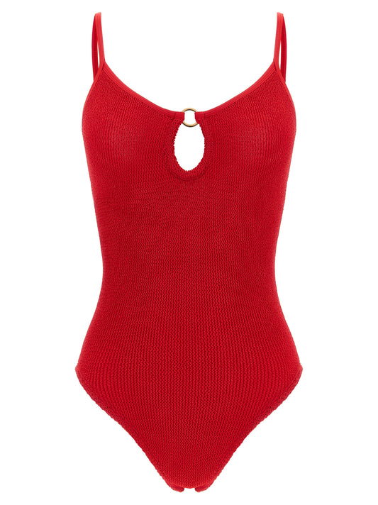 Hunza G Multicolor Polyamide One-Piece Swimsuit