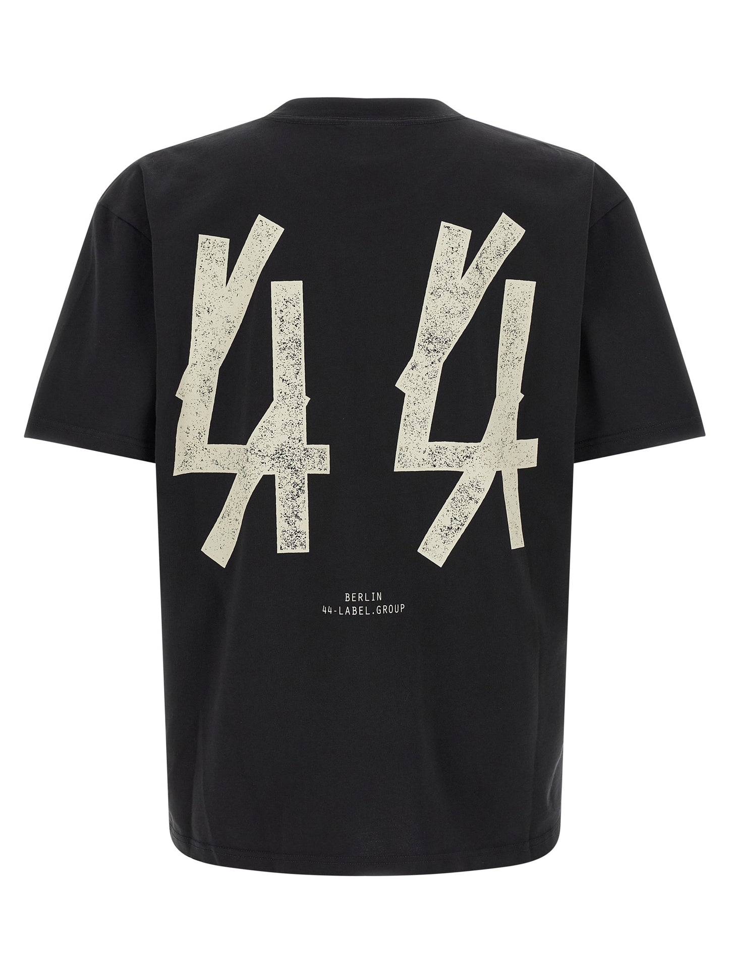 44 Label Group Black Cotton T-Shirt