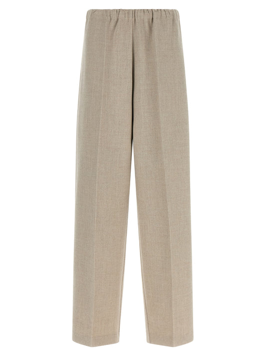 Fabiana Filippi Beige Polyester Casual Pants