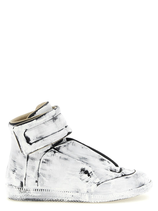 Maison Margiela Bicolor Calfskin Athletic Sneakers