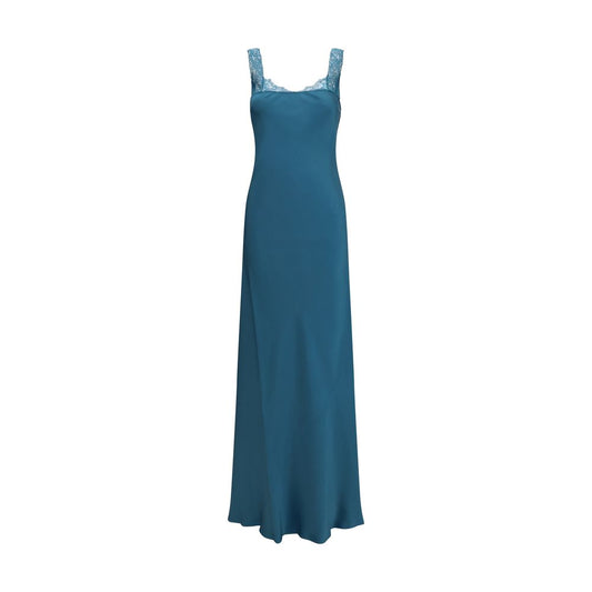 Forte_Forte Blue Acetate Casual Dress