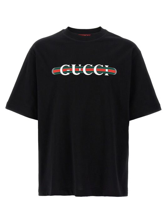 Gucci Black Cotton T-Shirt