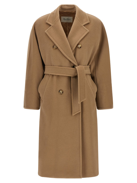 Max Mara Beige Virgin Wool Coat