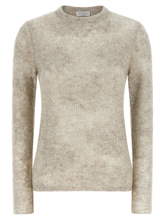 Brunello Cucinelli Beige Nylon Cardigan