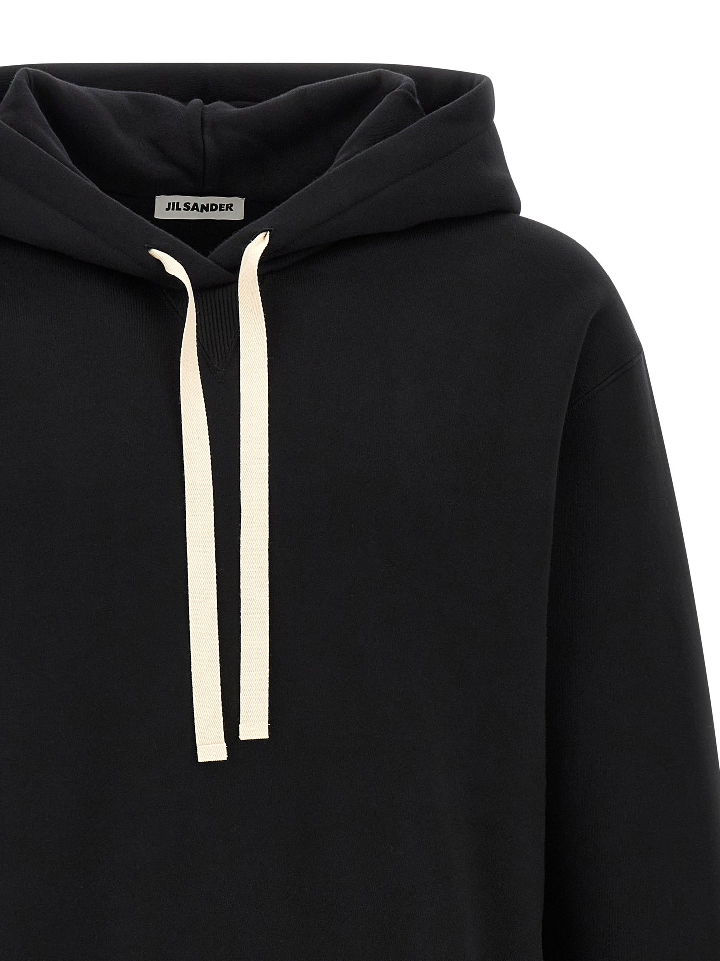 Jil Sander Black Cotton Sweatshirt
