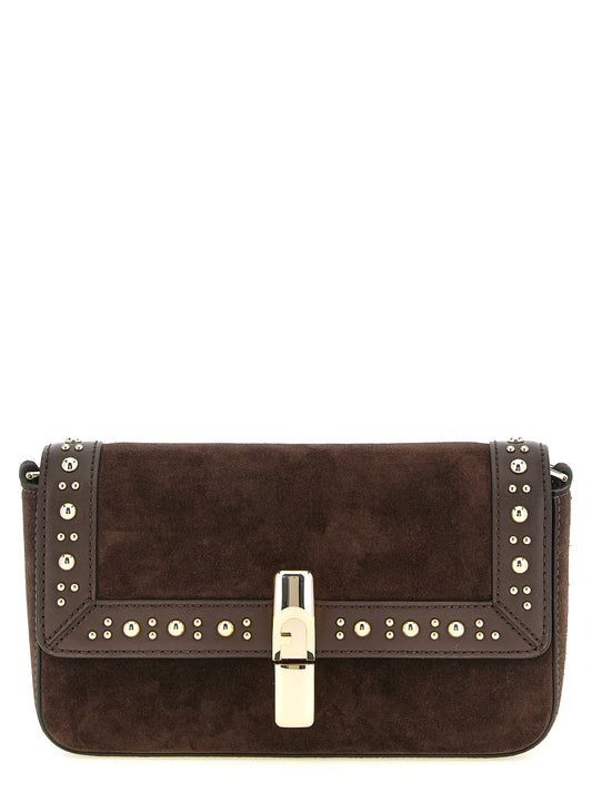 Furla Brown Calfskin Crossbody Bag