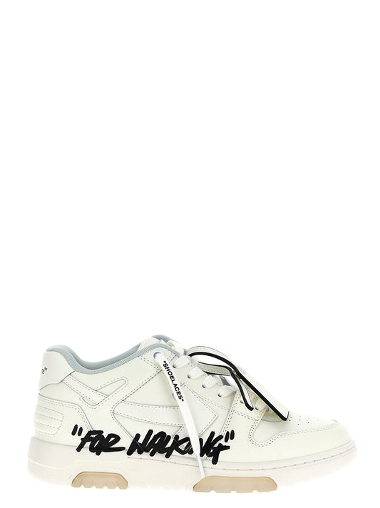 Off-White Bicolor Bovine Leather Sneakers