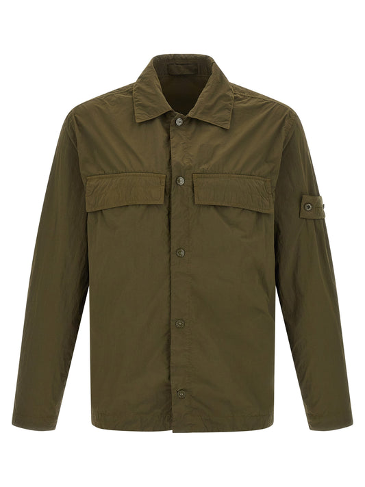 Stone Island Bicolor Polyamide Blouse