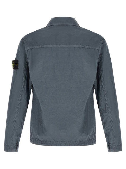 Stone Island Gray Polyamide Blouse