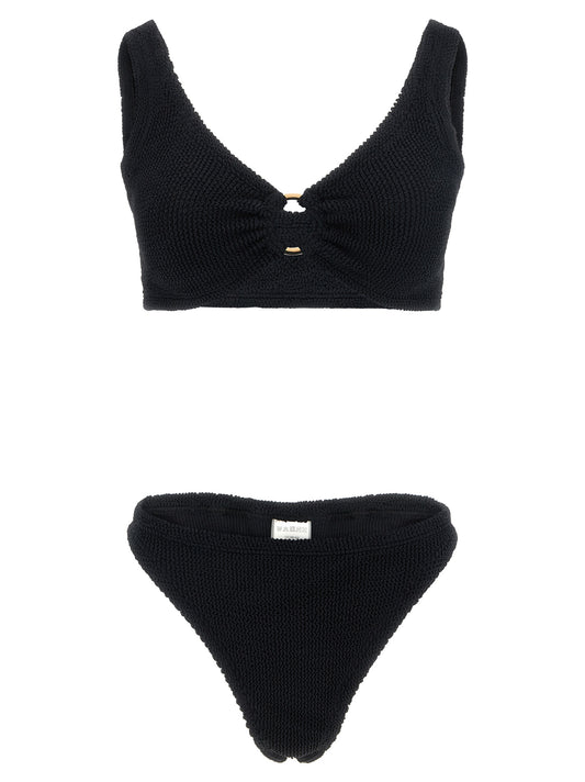 Hunza G Black Polyamide Bikini