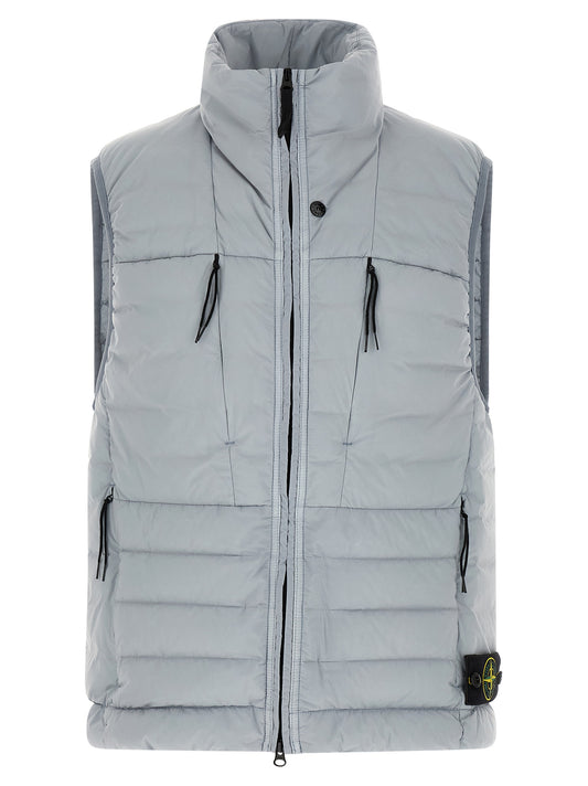 Stone Island Gray Polyamide Sleeveless Jacket
