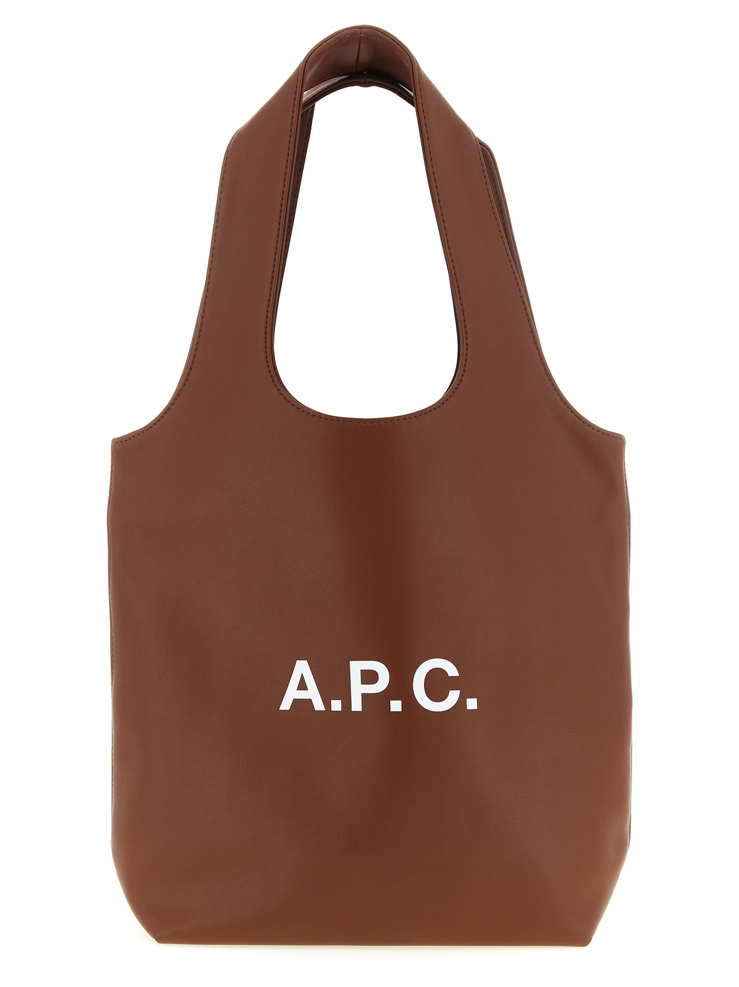 A.P.C. Brown Polyester Handbag