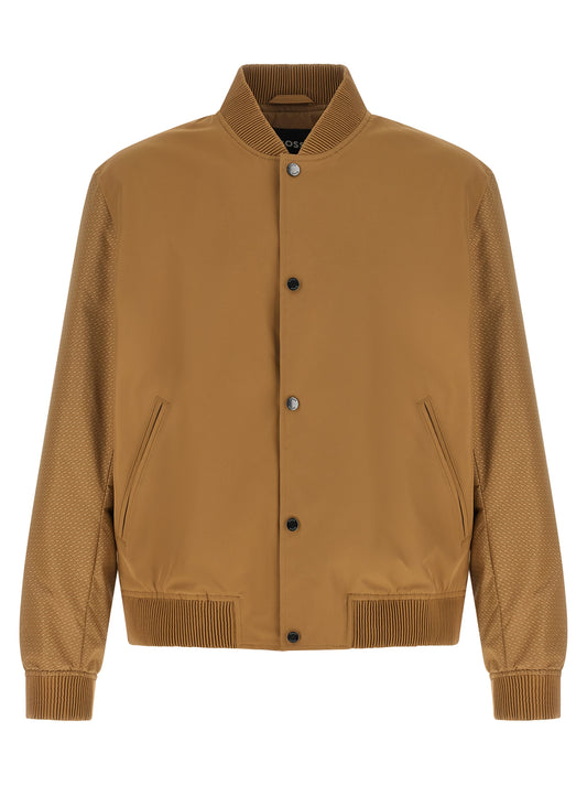 Hugo Boss Beige Polyester Bomber