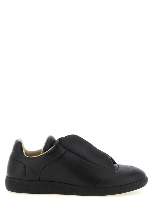 Maison Margiela Black Calfskin Low Top Sneakers