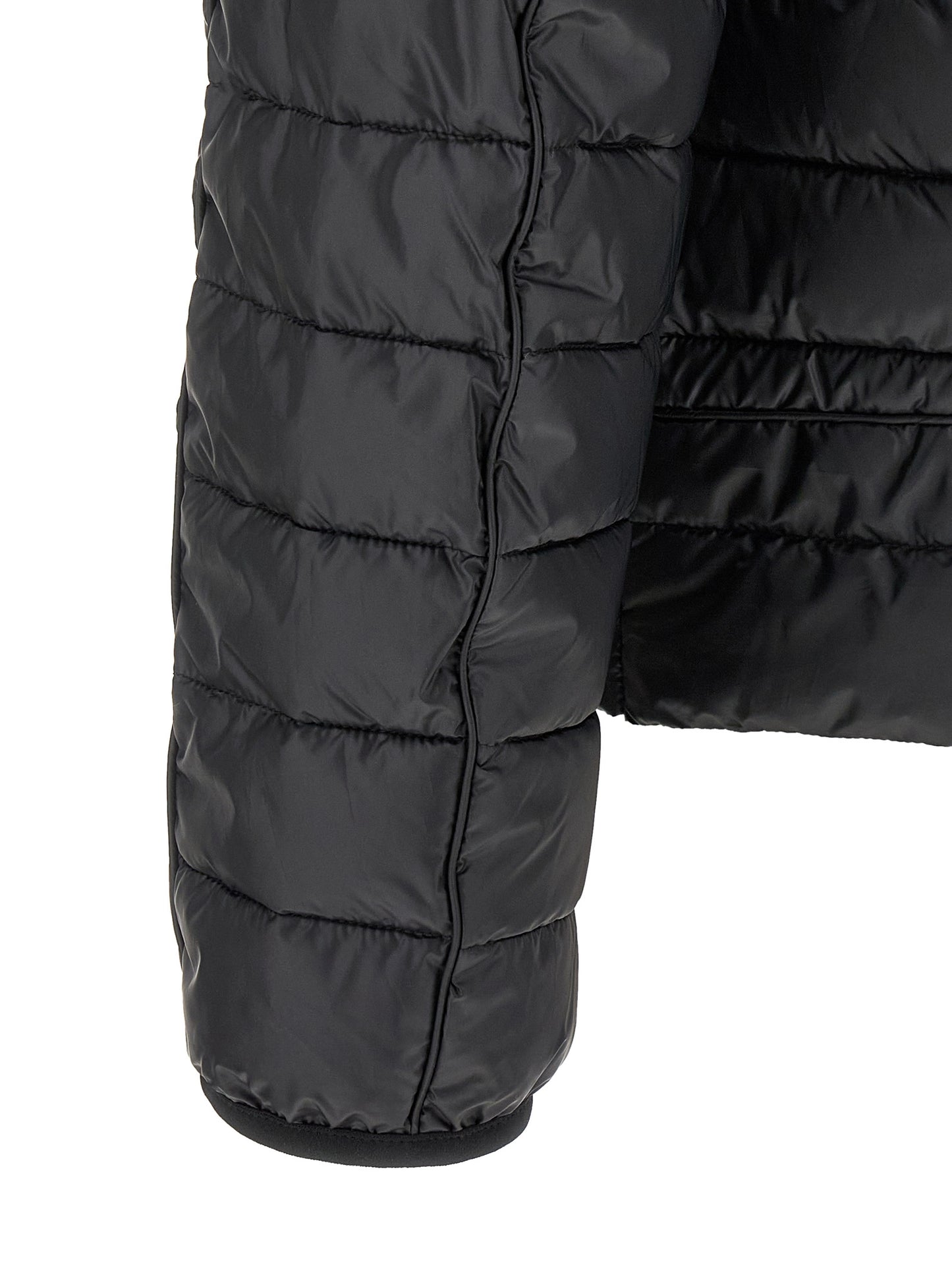 Diesel Black Polyester Full-Length Jacket