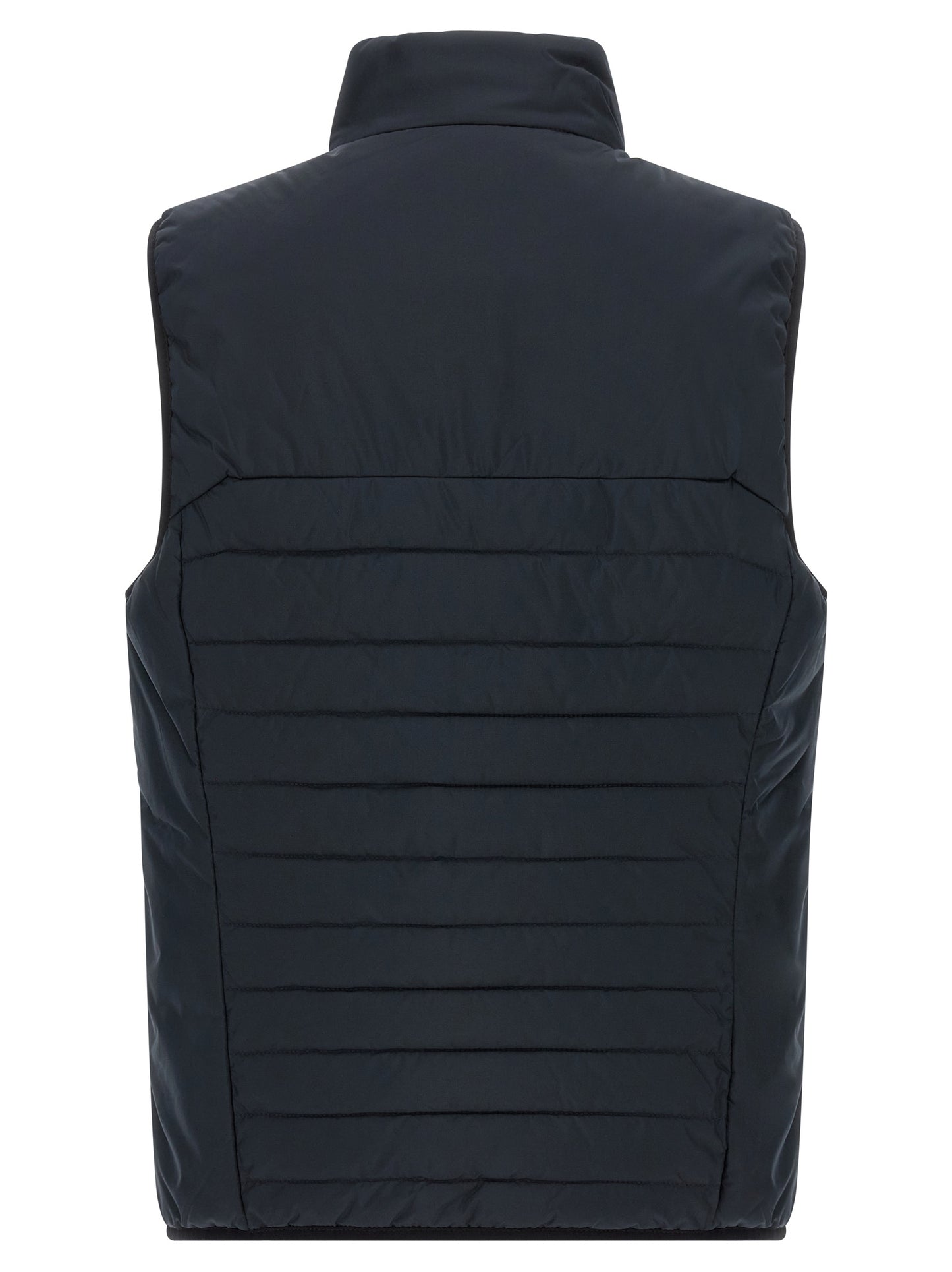 Hugo Boss Blue Polyester Sleeveless Jacket