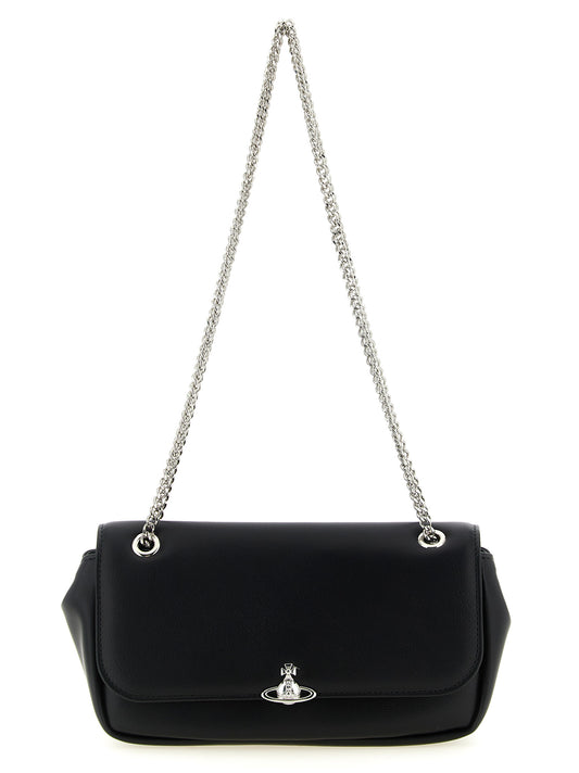 Vivienne Westwood Black Polyester Crossbody Bag