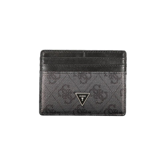 Guess Jeans Black Leather Men Wallet