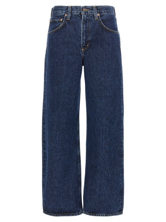 Agolde Blue Cotton Jeans Denim