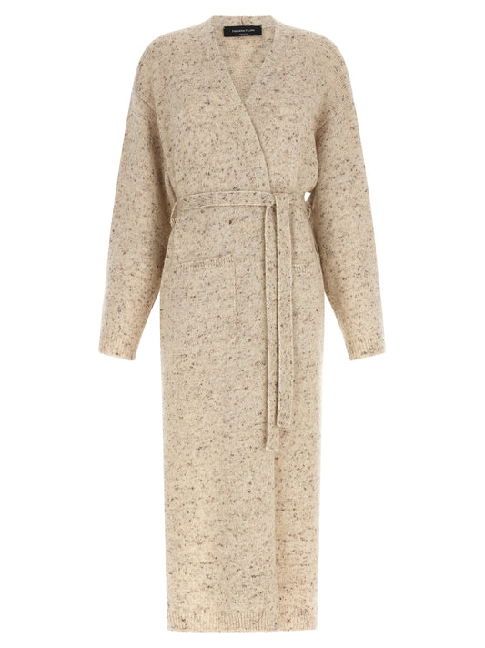 Fabiana Filippi Beige Wool Cardigan
