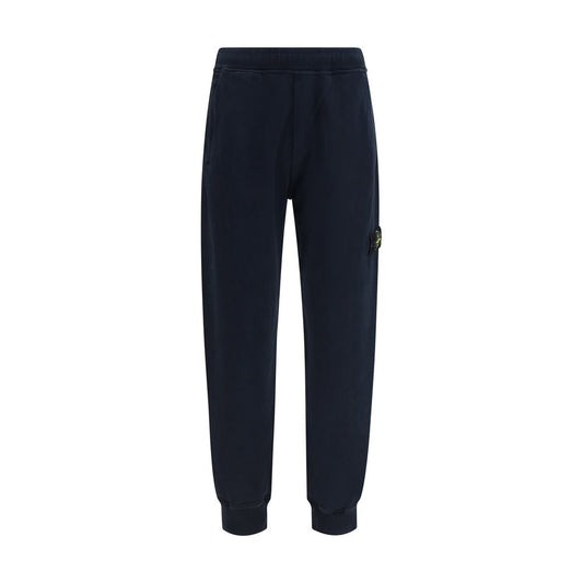 Stone Island Blue Cotton Joggers (Workout Pants)