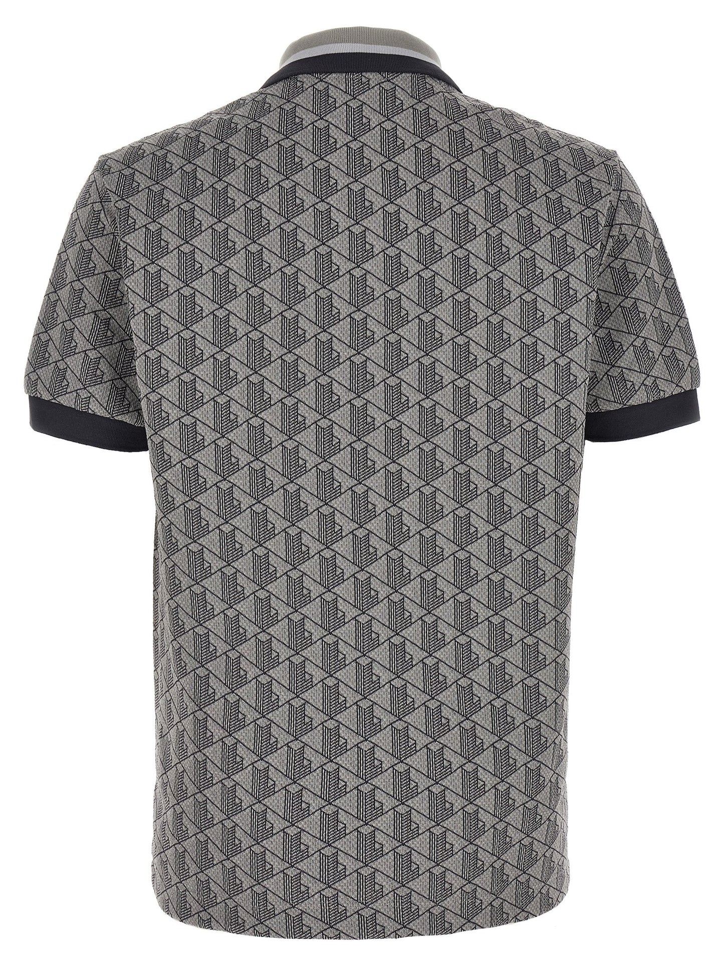 Lacoste Gray Polyester Polo Shirt